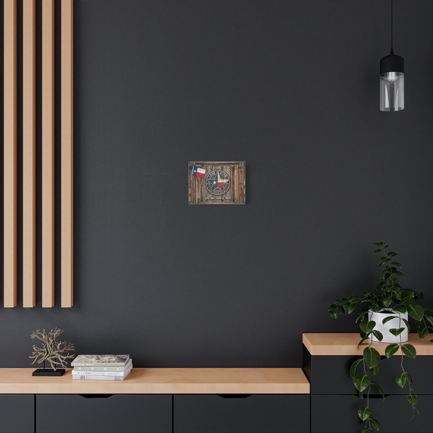 Lone Star State of Mind Matte Canvas Wall Art