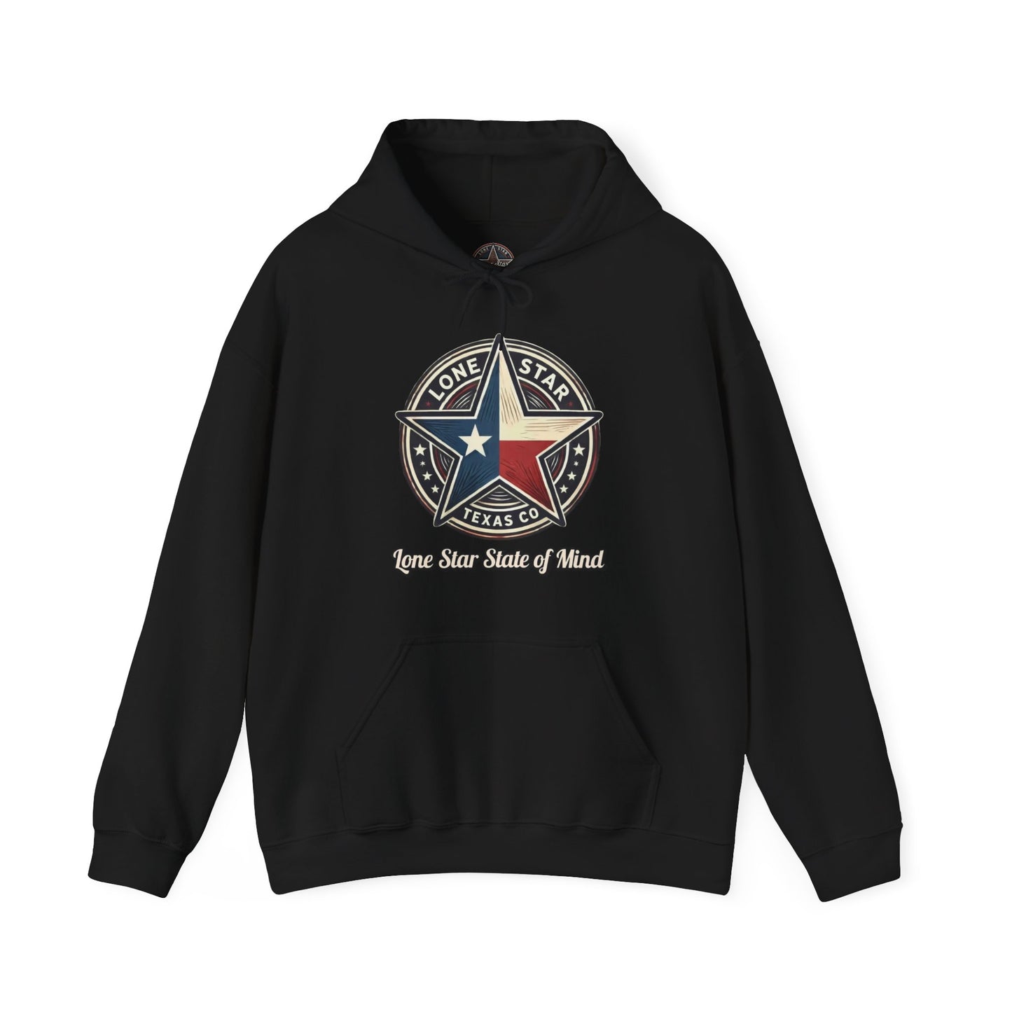 Texas Lone Star Hoodie - Vintage Lone Star State Emblem Sweatshirt
