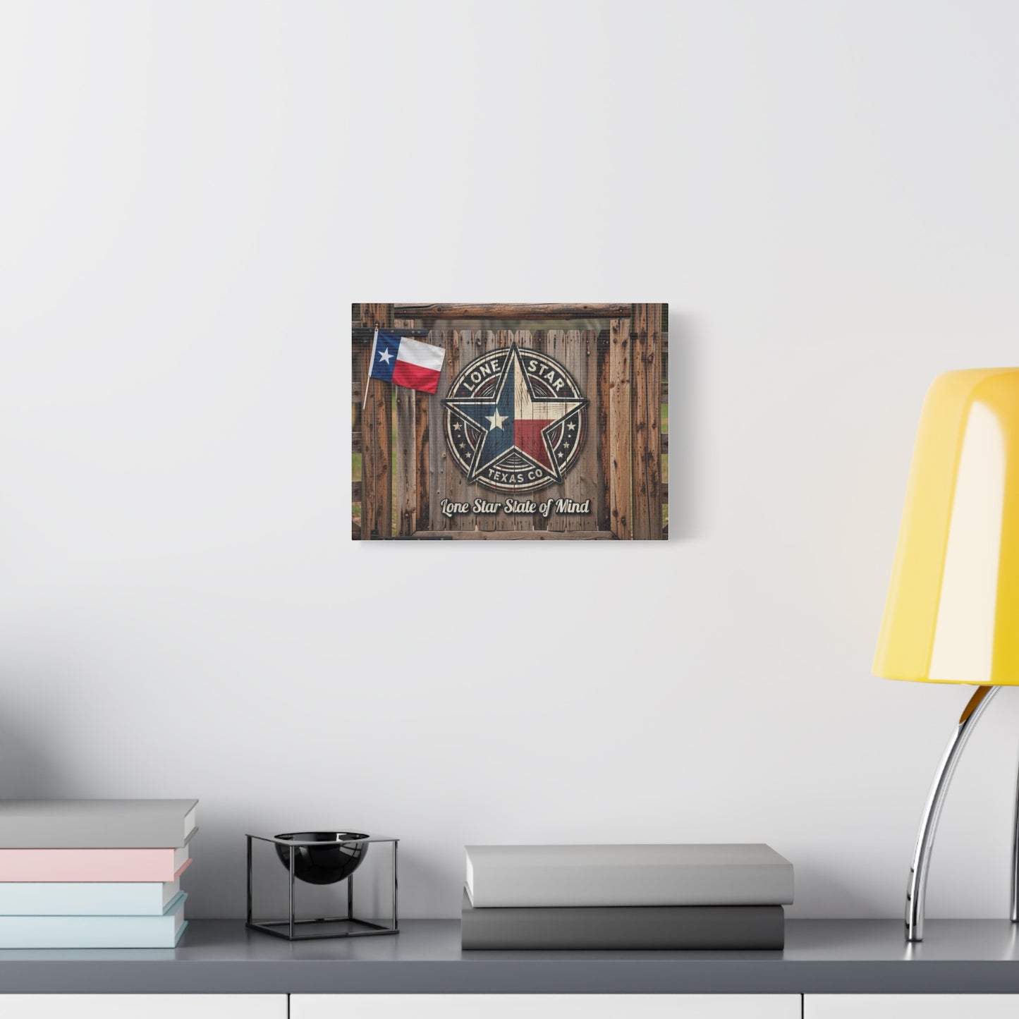Lone Star State of Mind Matte Canvas Wall Art