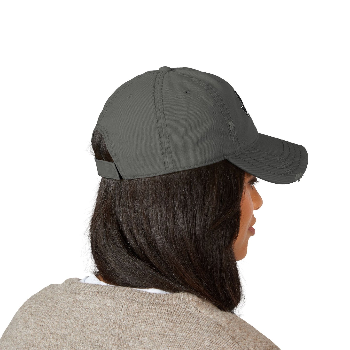 Texas Flag Distressed Hat — Embroidered Lone Star Cap