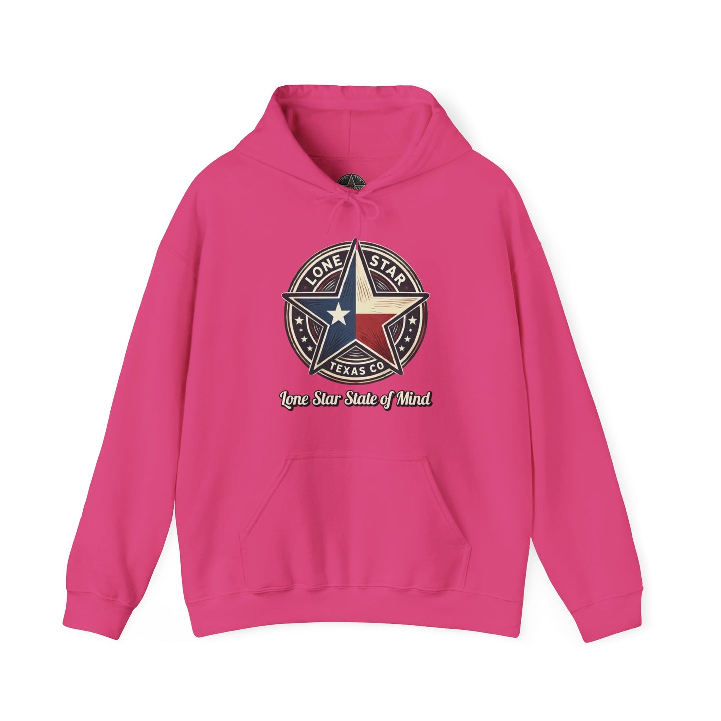 Texas Lone Star Hoodie - Vintage Lone Star State Emblem Sweatshirt
