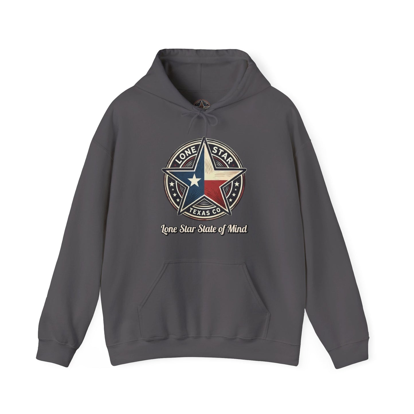 Texas Lone Star Hoodie - Vintage Lone Star State Emblem Sweatshirt